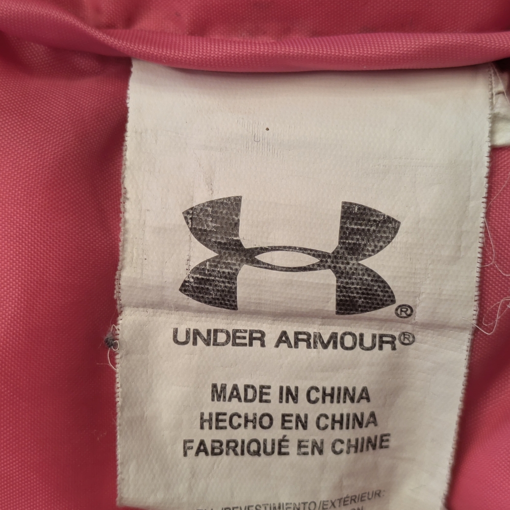 Under Armour Pink Kids Coral Puffer Jacket Loose Fit YMD/JM/M - Picture 9 of 10
